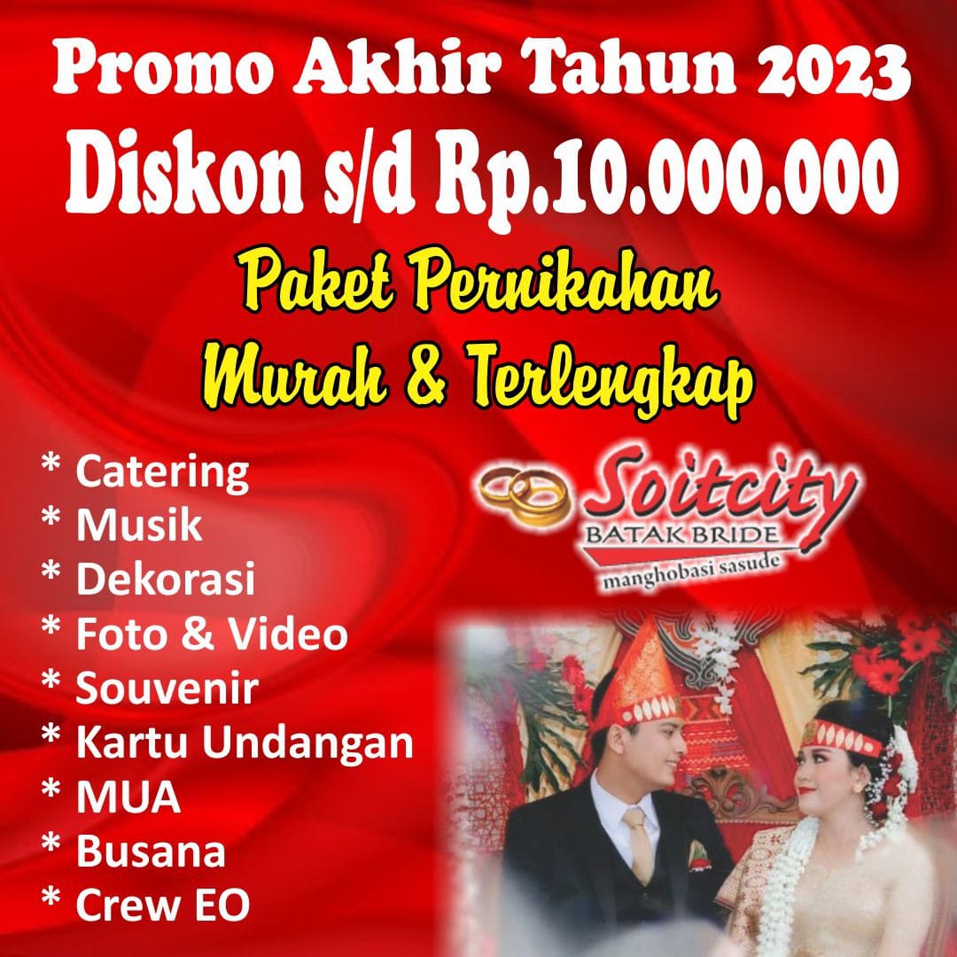 PROMO PAKET PERNIKAHAN BATAK MURAH